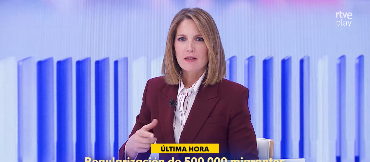 Silvia Intxaurrondo, en La hora de La 1