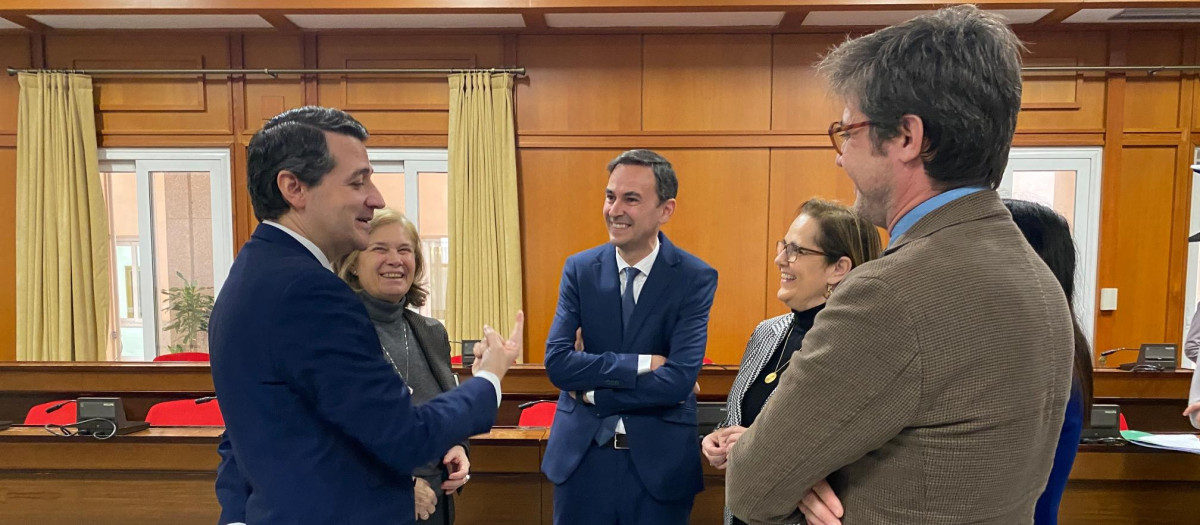 José María Bellido, Carmen Moneva, José Manuel Fuentes, Blanca Torrent y Diego Copé