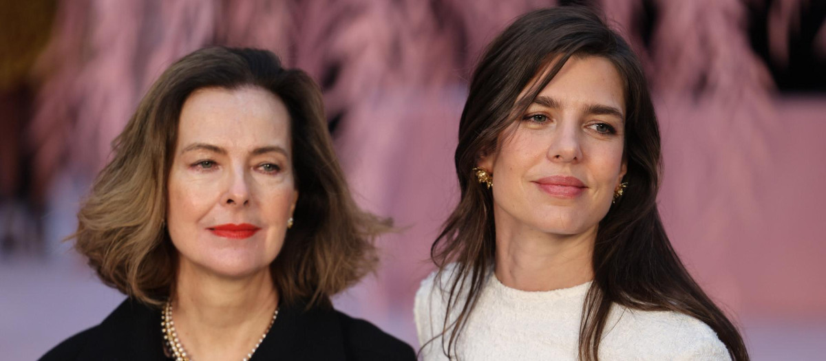 Carole Bouquet y Charlotte Casiraghi