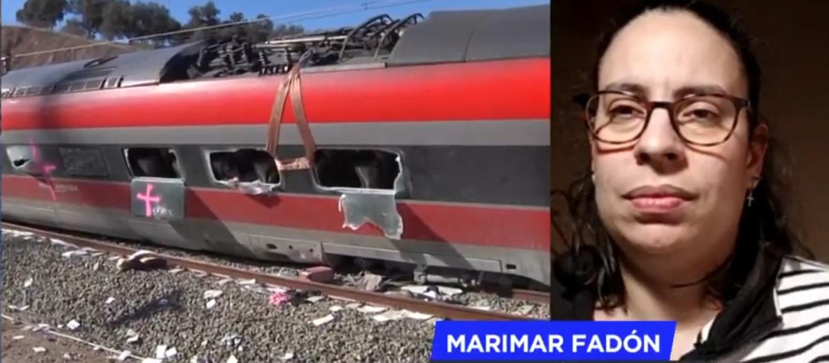 Marimar Fadón, hermana del camarero del Alvia fallecido en el accidente de Adamuz