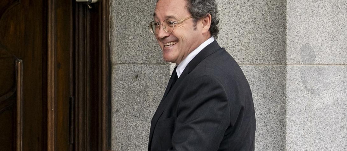 El exfiscal general del Estado, Álvaro García Ortiz, en las puertas del Tribunal Supremo