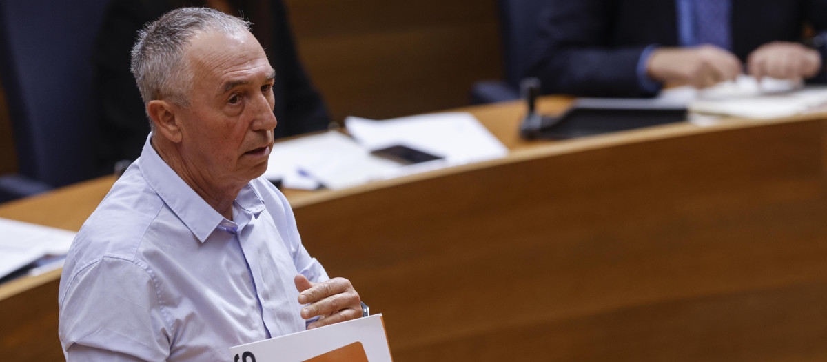 Imagen del portavoz de Compromís en las Cortes Valencianas. Joan Baldoví