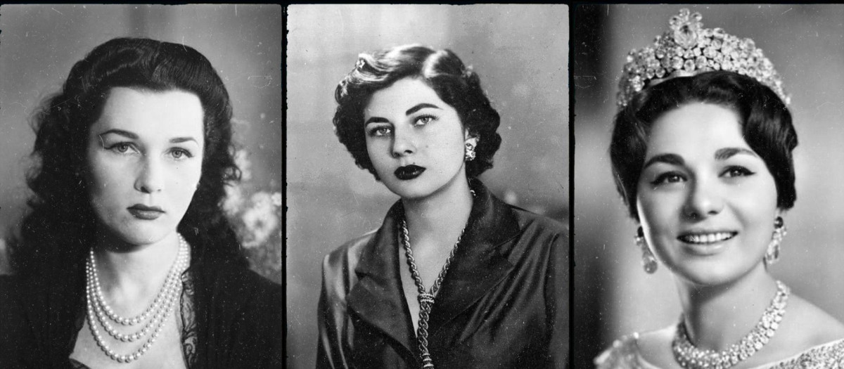 Fawzia de Egipto, Soraya Esfandiary y Farah Diba