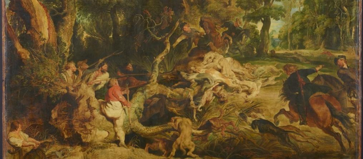 'La caza del jabalí'. Obra de Peter Paul Rubens