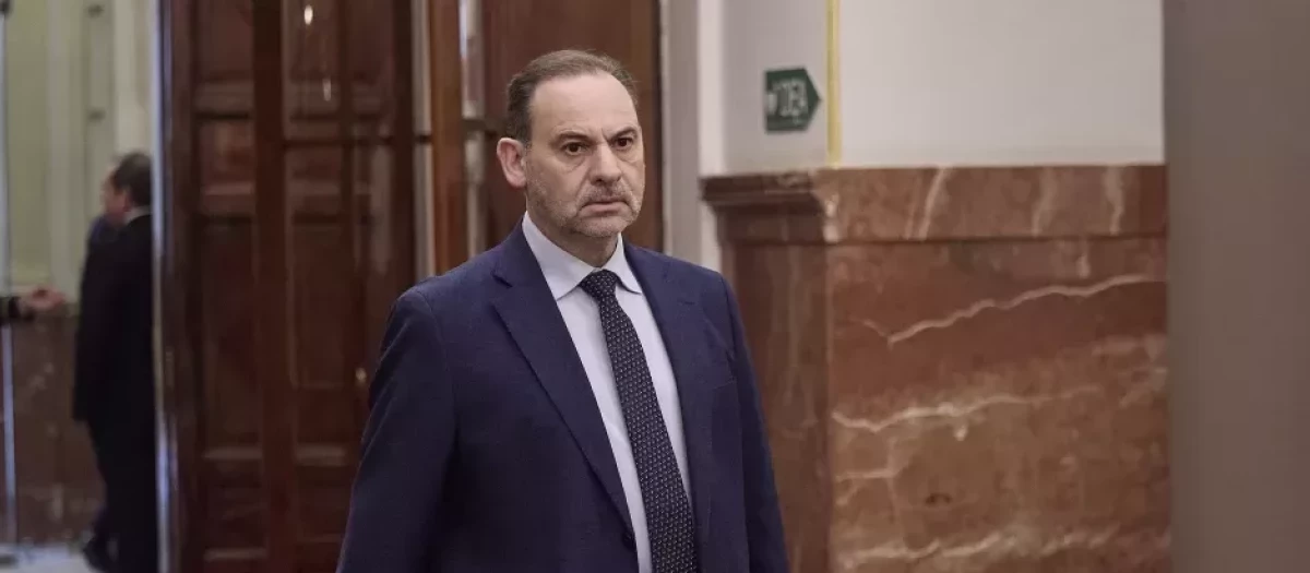 El exministro José Luis Ábalos en una imagen de archivo en el Congreso
