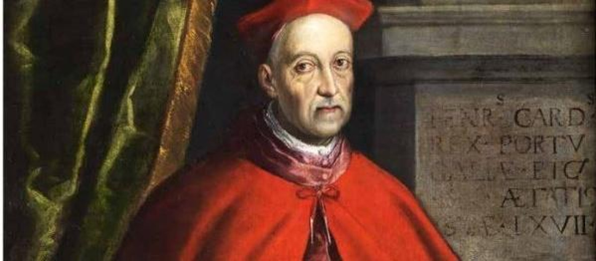 Retrato del cardenal D. Henrique, pintura de 1579 de Domenico Robusti, en el Museo Nacional de Arte Antiguo