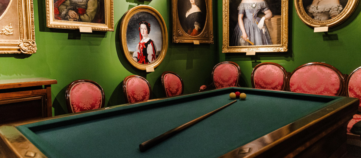 La sala del billar del Museo