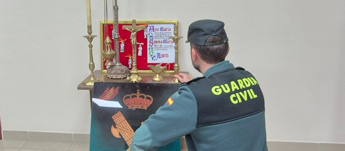 Objetos recuperados por la Guardia Civil