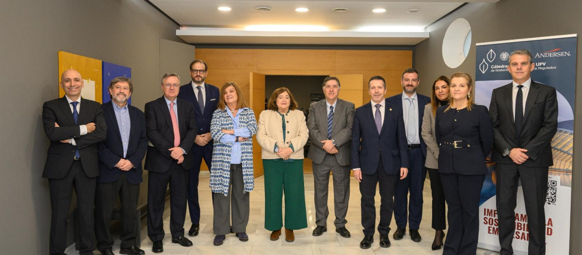 Imagen del acto organizado por la Cátedra Andersen-UPV