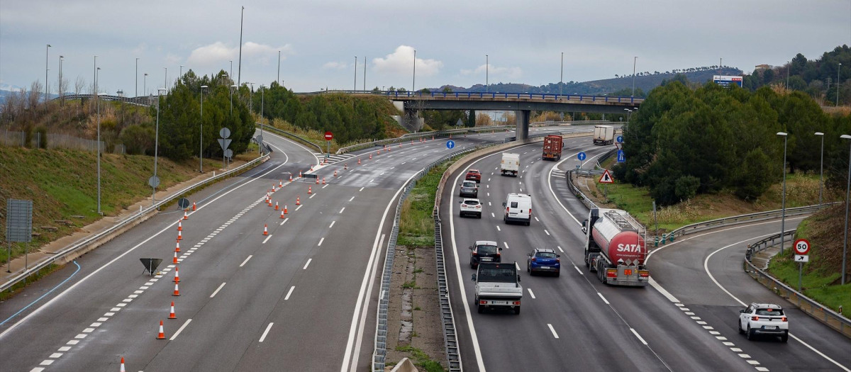 Tráfico en la AP-7, a la altura del tramo afectado