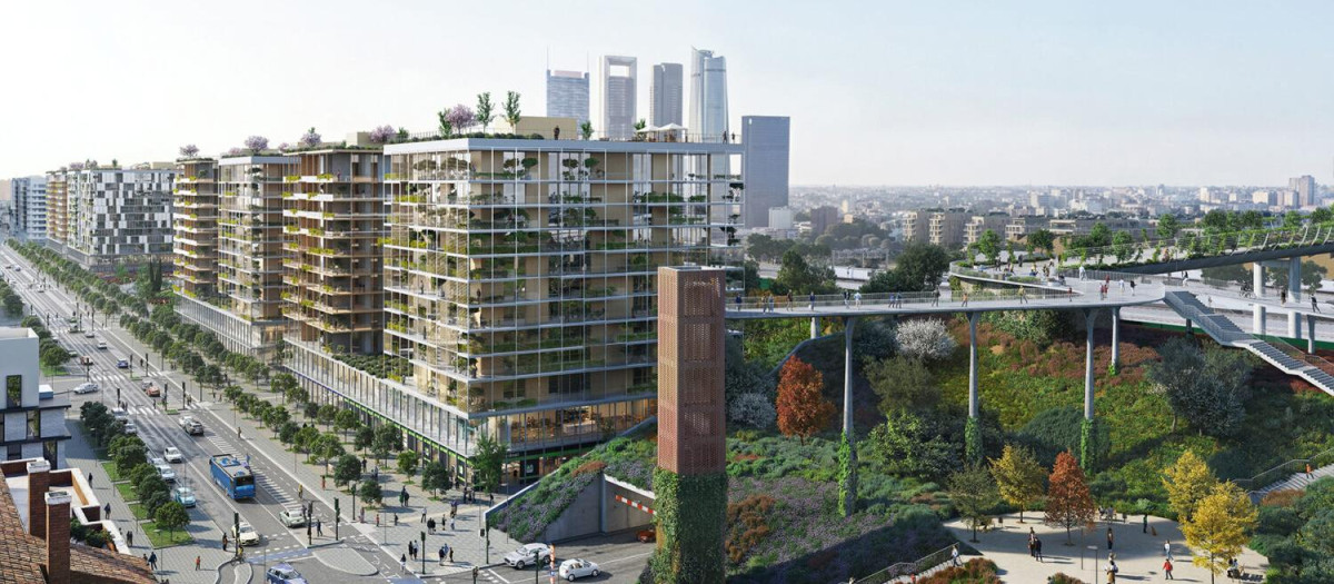 Vistazo de las Tablas Oeste, el primer barrio de Madrid Nuevo Norte