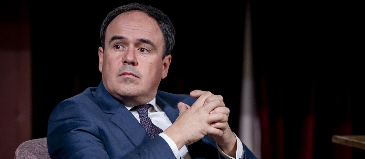 Imagen tomada este miércoles del presidente de la Generalitat Valenciana, Juanfran Pérez Llorca