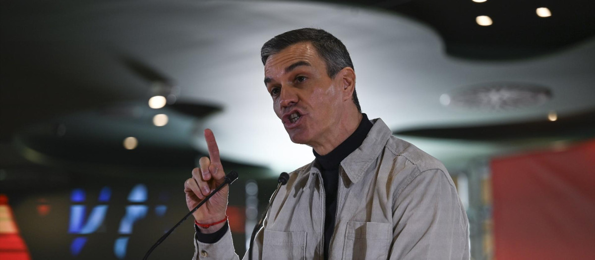 El secretario general del PSOE y presidente del Gobierno, Pedro Sánchez, el pasado 25 de enero