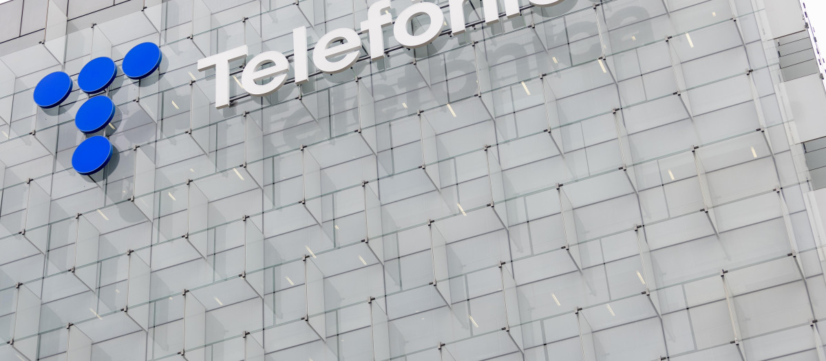 Vista de la sede de Telefónica