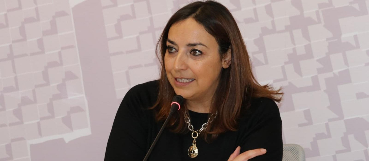 Miriam Andrés durante la presentación de la campaña 'Puerta a Puerta'

REMITIDA / HANDOUT por AYUNTAMIENTO DE PALENCIA
Fotografía remitida a medios de comunicación exclusivamente para ilustrar la noticia a la que hace referencia la imagen, y citando la procedencia de la imagen en la firma
30/1/2026