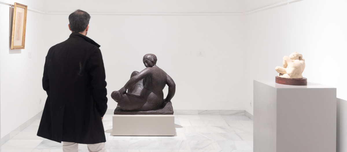 Imagen de una galería de arte de Madrid