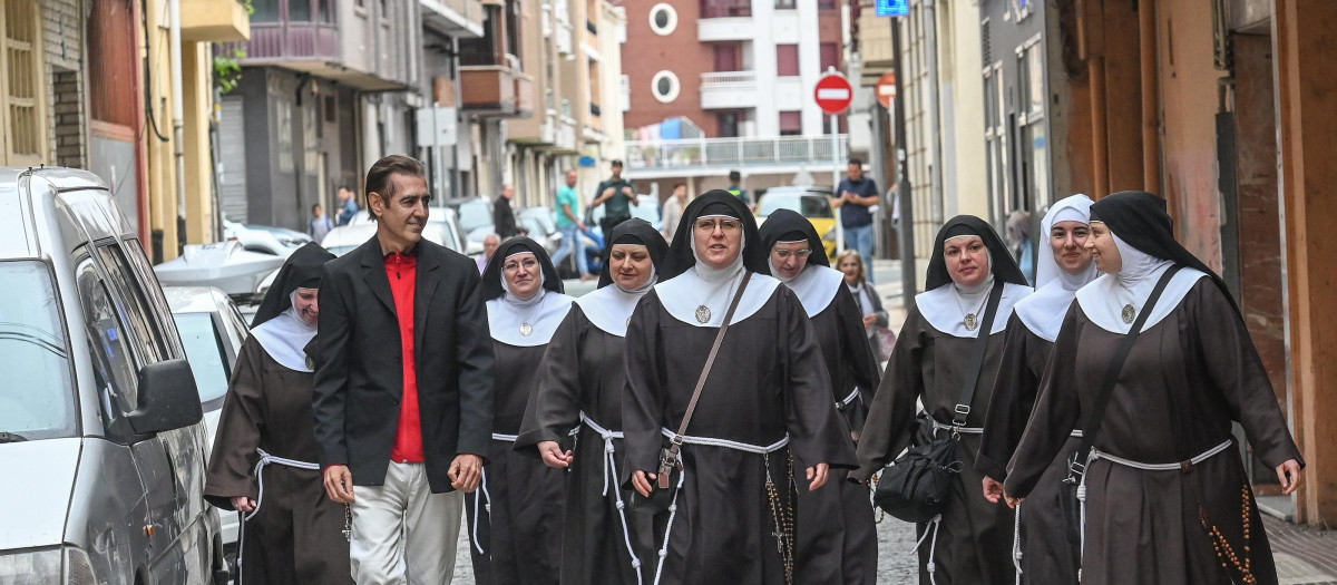Vista en el juicio verbal de desahucio de las exmonjas del monasterio de Belorado (Burgos)