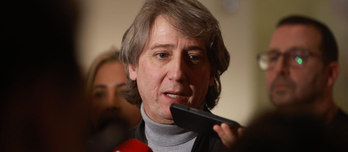 El secretario general del PSCyL y candidato a la Presidencia de la Junta, Carlos Martínez