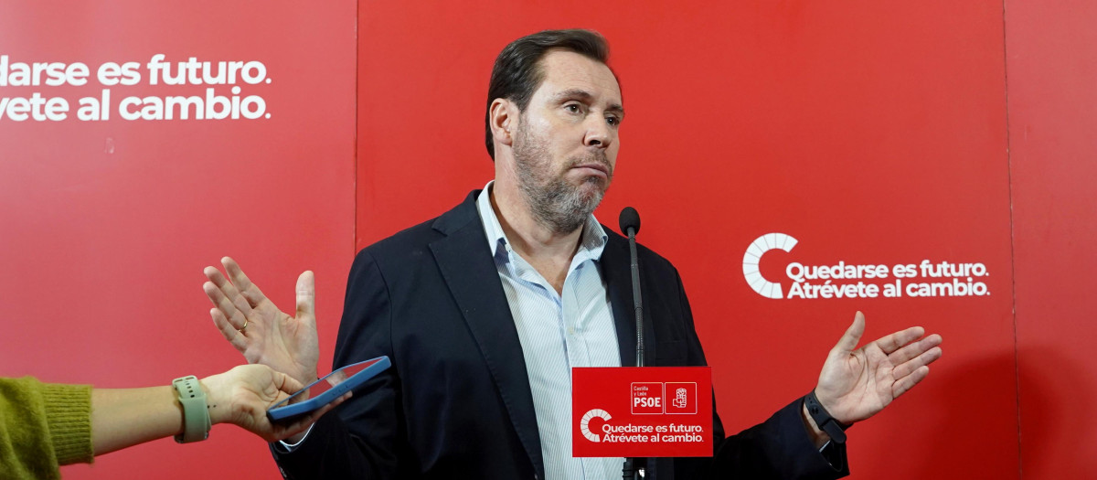 El ministro de Transportes y Movilidad Sostenible, Óscar Puente, en una imagen de archivo