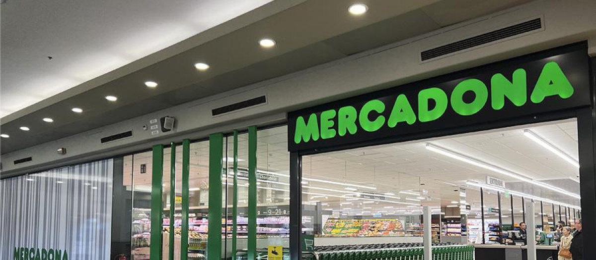 Imagen de un supermercado de Mercadona
