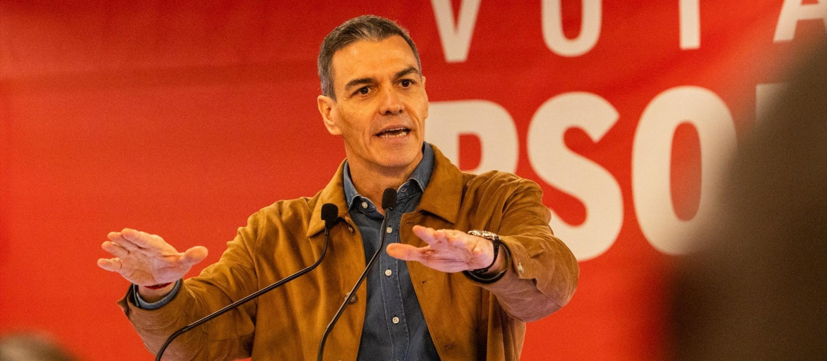 El secretario general del PSOE y presidente del Gobierno de España, Pedro Sánchez