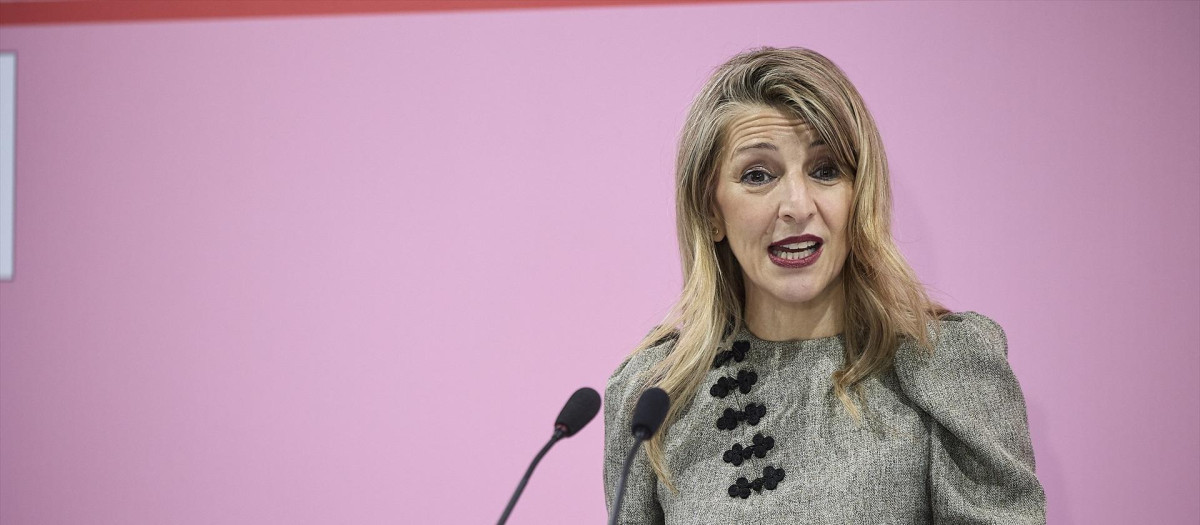 La vicepresidenta segunda del Gobierno y ministra de Trabajo y Economía Social, Yolanda Díaz.