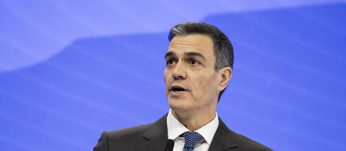 El presidente del Gobierno, Pedro Sánchez