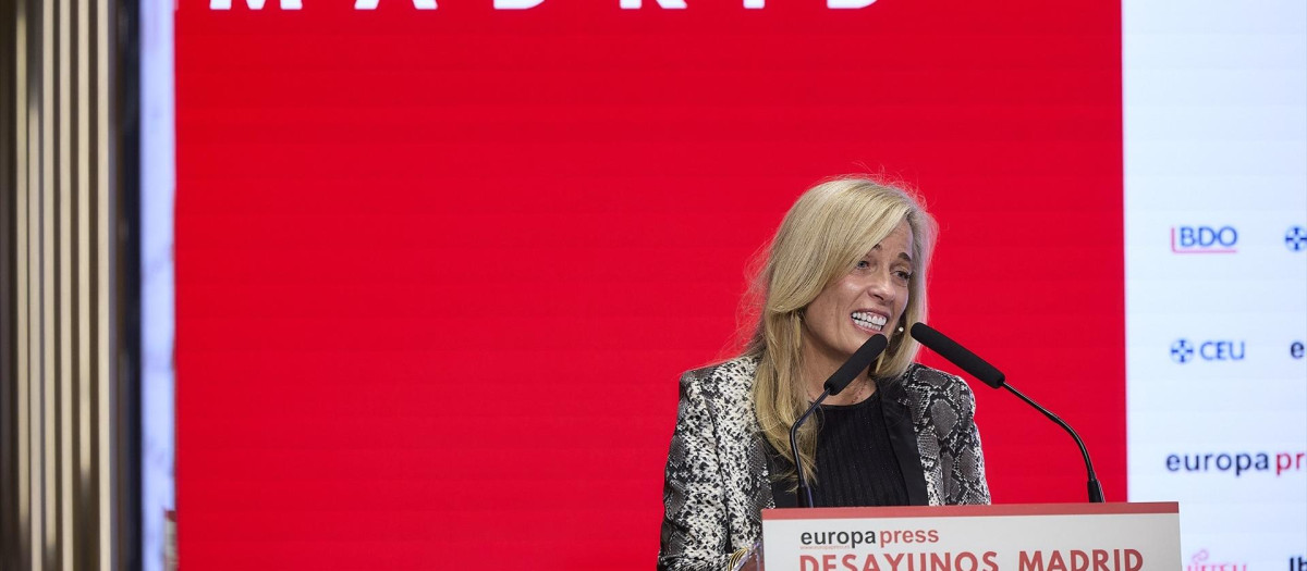 La consejera de Economía, Hacienda y Empleo de la Comunidad de Madrid, Rocío Albert