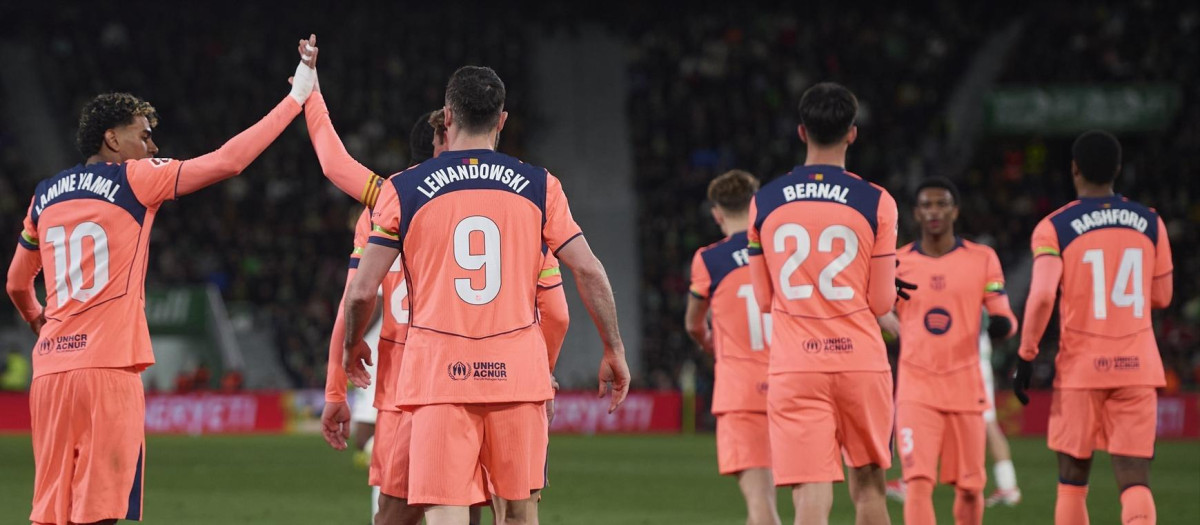 (Foto de ARCHIVO)
Marcus Rashford of FC Barcelona celebrates after scoring his team's third goal during the Spanish League, LaLiga EA Sports, football match played between Elche CF and FC Barcelona at Estadio Manuel Martinez Valero on January 31, 2026 in Elche, Alicante, Spain.

Francisco Macia / AFP7 / Europa Press
31/1/2026 ONLY FOR USE IN SPAIN