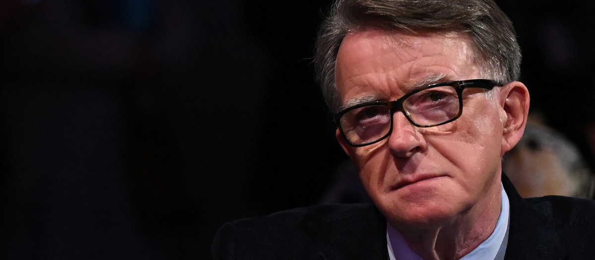 El entonces político del Partido Laborista británico, Peter Mandelson