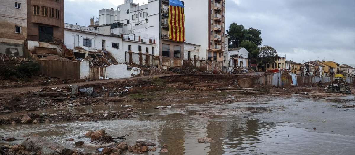 Imagen de archivo de los daños ocasionados en la localidad valenciana de Picaña tras el paso de la dana dle 29 de octubre de 2024