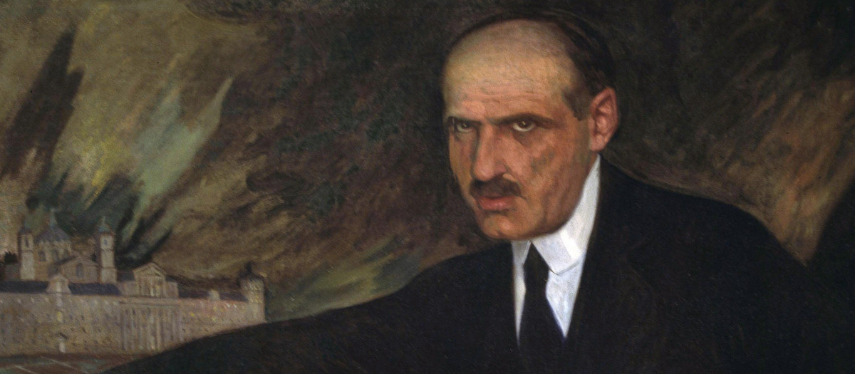 José Ortega y Gasset, óleo de Valentín Zubiaurre