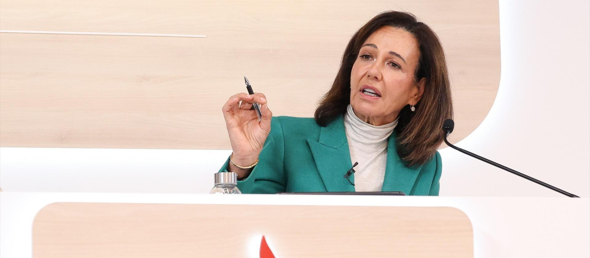 La presidenta del Banco Santander, Ana Botín
