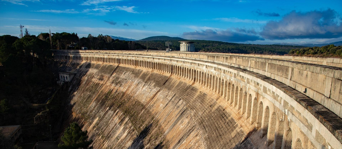 La presa de Puentes Viejas, en Madrid