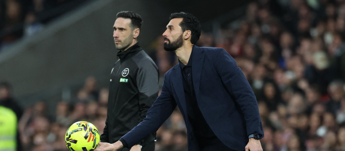 Álvaro Arbeloa, en un partido del Real Madrid esta temporada
