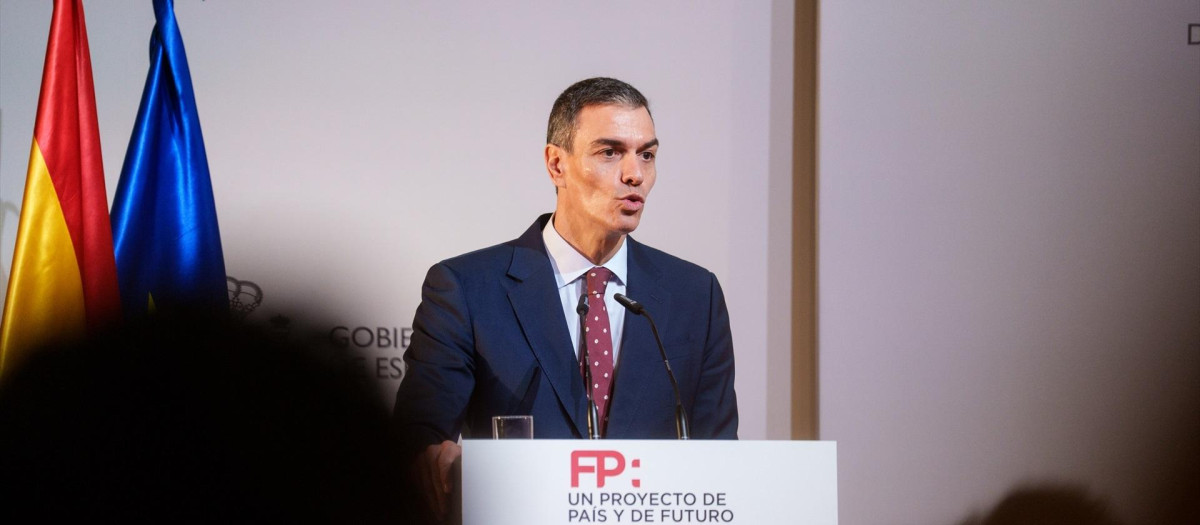 El presidente del Gobierno, Pedro Sánchez, el pasado miércoles