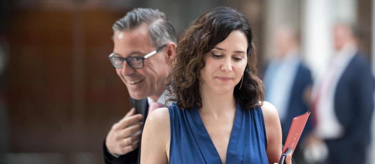 Isabel Díaz Ayuso y Alfonso Serrano