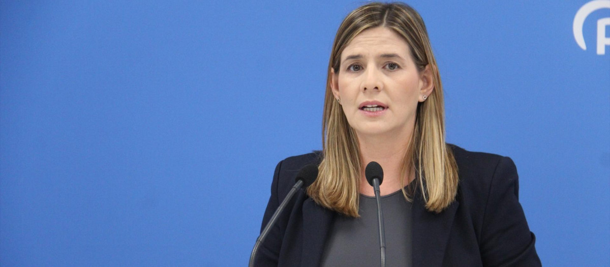 La secretaria general y portavoz parlamentaria del Partido Popular de Castilla-La Mancha, Carolina Agudo