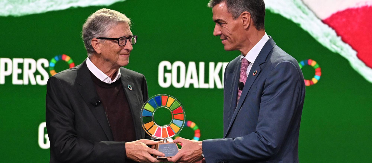 Sánchez fue premiado por Bill Gates en 2025