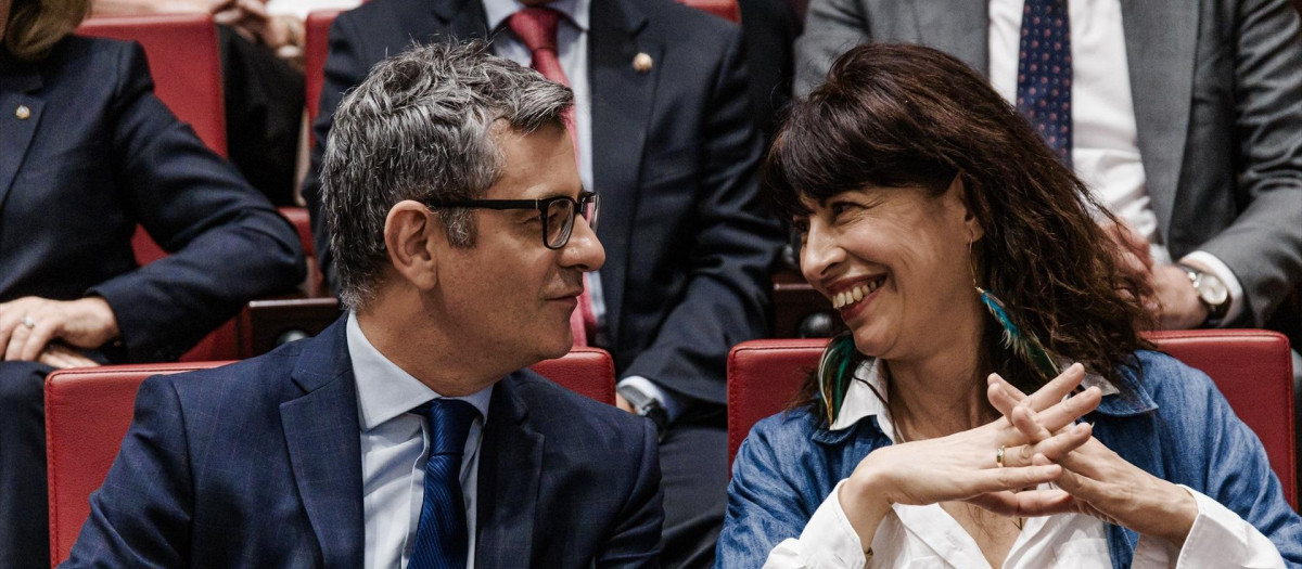 (Foto de ARCHIVO)
El ministro de Justicia, Félix Bolaños, y la ministra de Igualdad, Ana Redondo