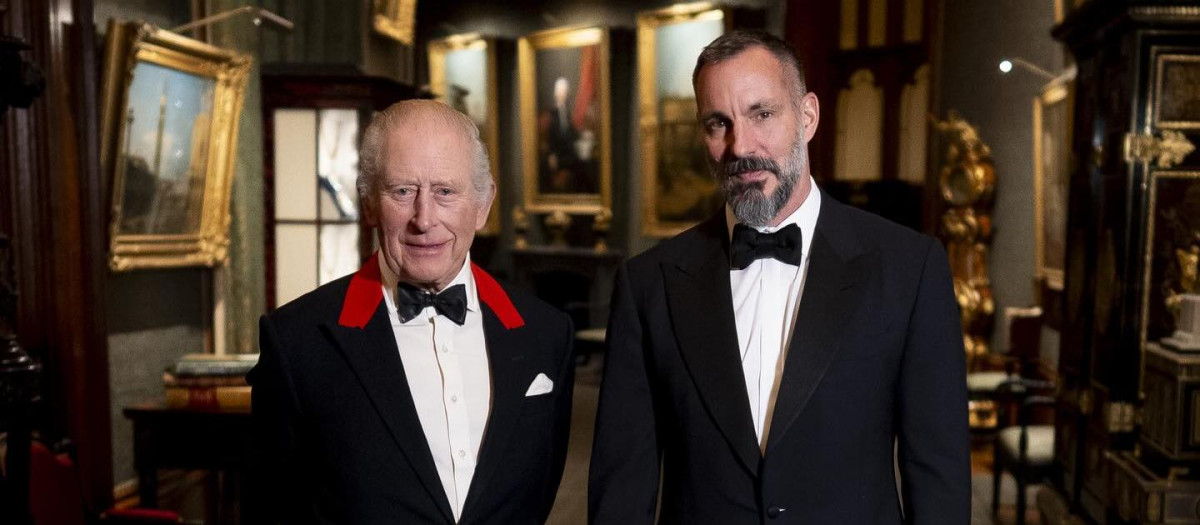 Carlos III y Aga Khan