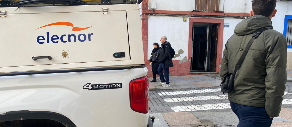 Trasformador de Endesa en la calle Alfaros (Córdoba)
