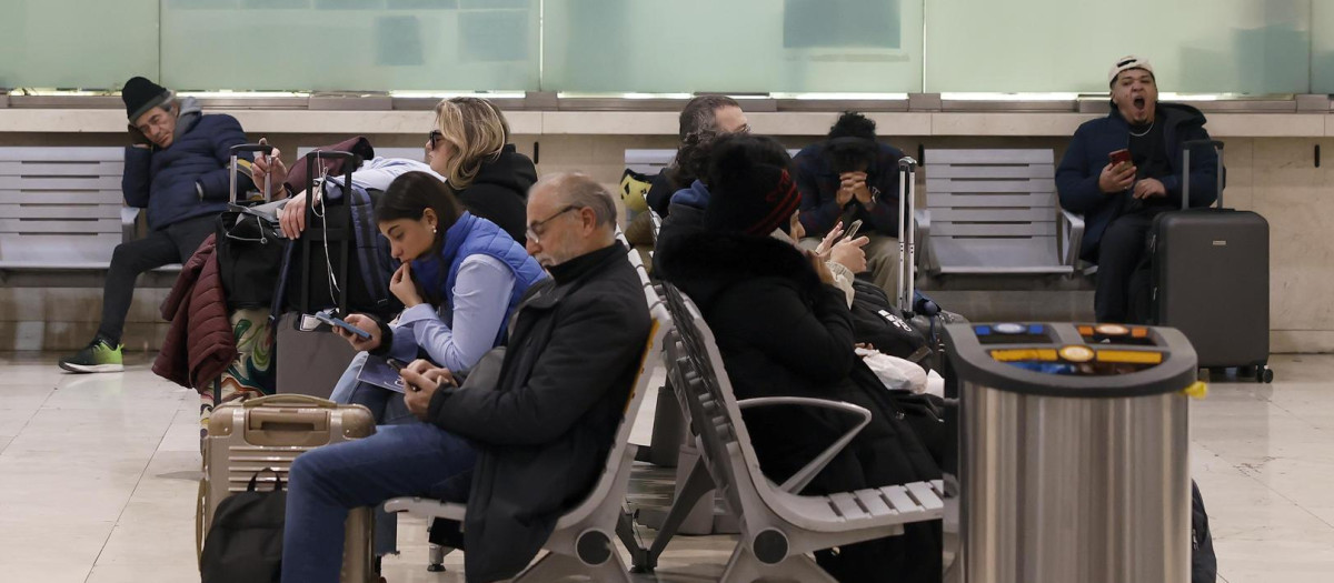 La Estación de Sants de Barcelona, este miércoles