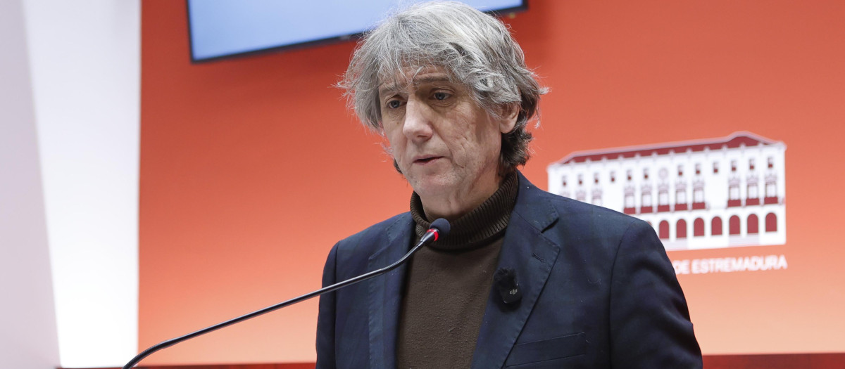 Carlos Martínez, candidato del PSOE a la Presidencia de la Junta de Castilla y León, este viernes, en Soria