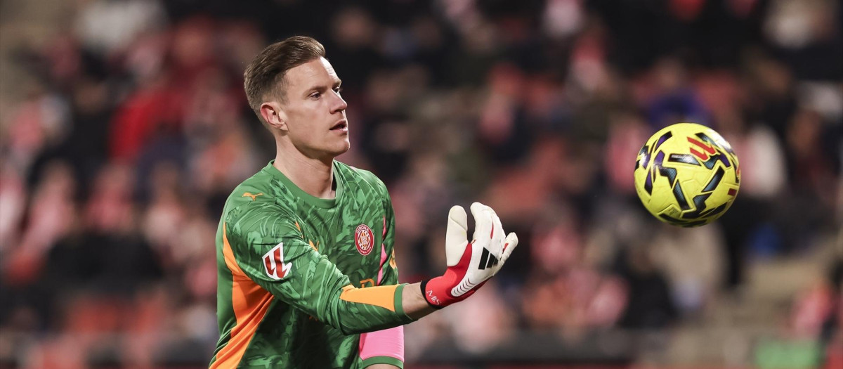 (Foto de ARCHIVO)
Marc-Andre ter Stegen of Girona FC in action during the Spanish league, LaLiga EA Sports, football match played between Girona FC and Getafe CF at Montilivi stadium on January 26, 2026 in Girona, Spain.

Javier Borrego / AFP7 / Europa Press
26/1/2026 ONLY FOR USE IN SPAIN