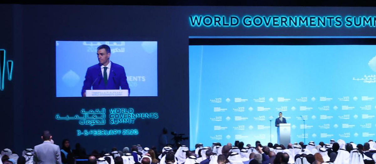 Pedro Sánchez presentó el fondo soberano España Crece en una cumbre en Dubái