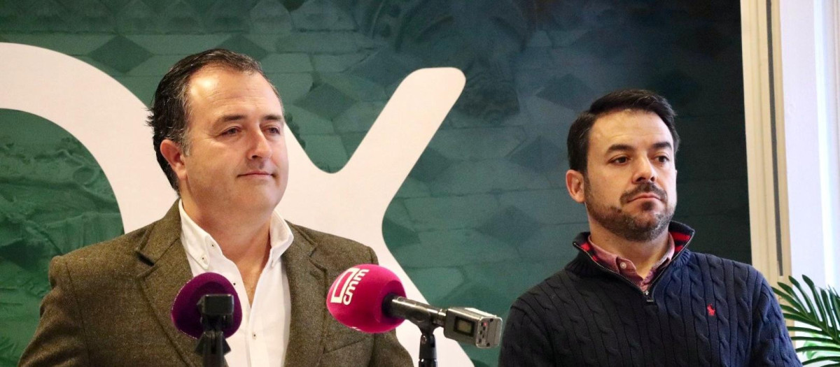 El presidente del Grupo Parlamentario Vox, David Moreno