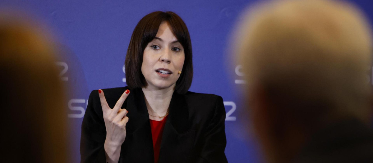 Imagen de la secretaria general del PSPV-PSOE y ministra de Ciencia, Diana Morant, tomada este viernes