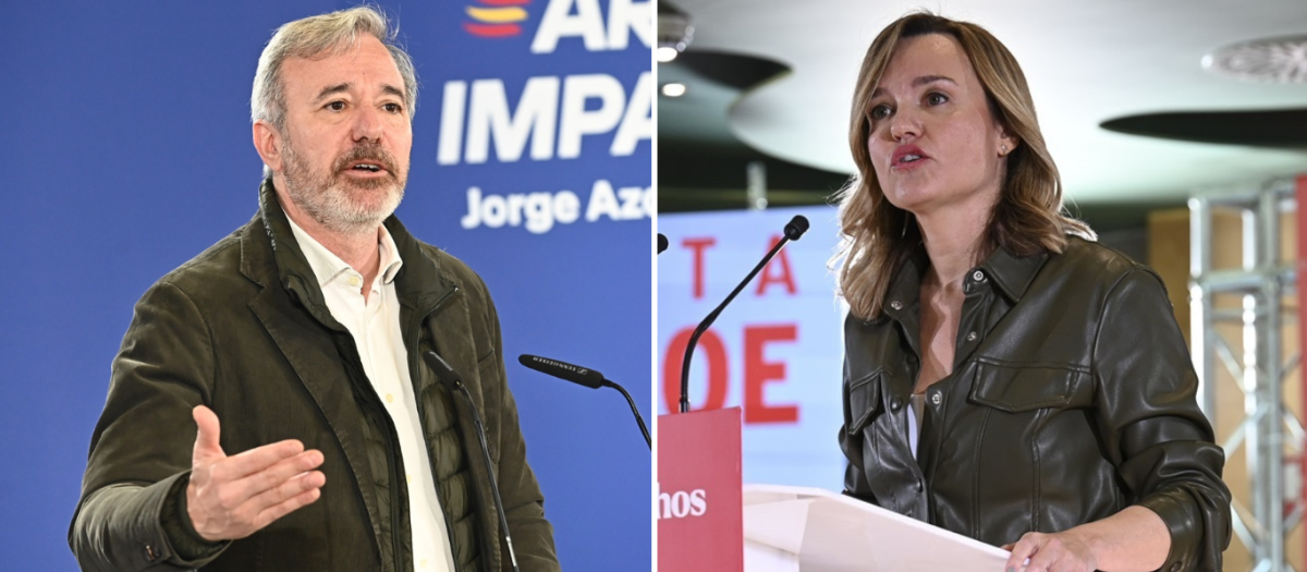 Montaje Jorge Azcón y Pilar Alegría