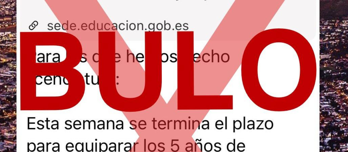 Universidades tacha de "bulo" el mensaje que se ha reenviado estos días por WhatsApp